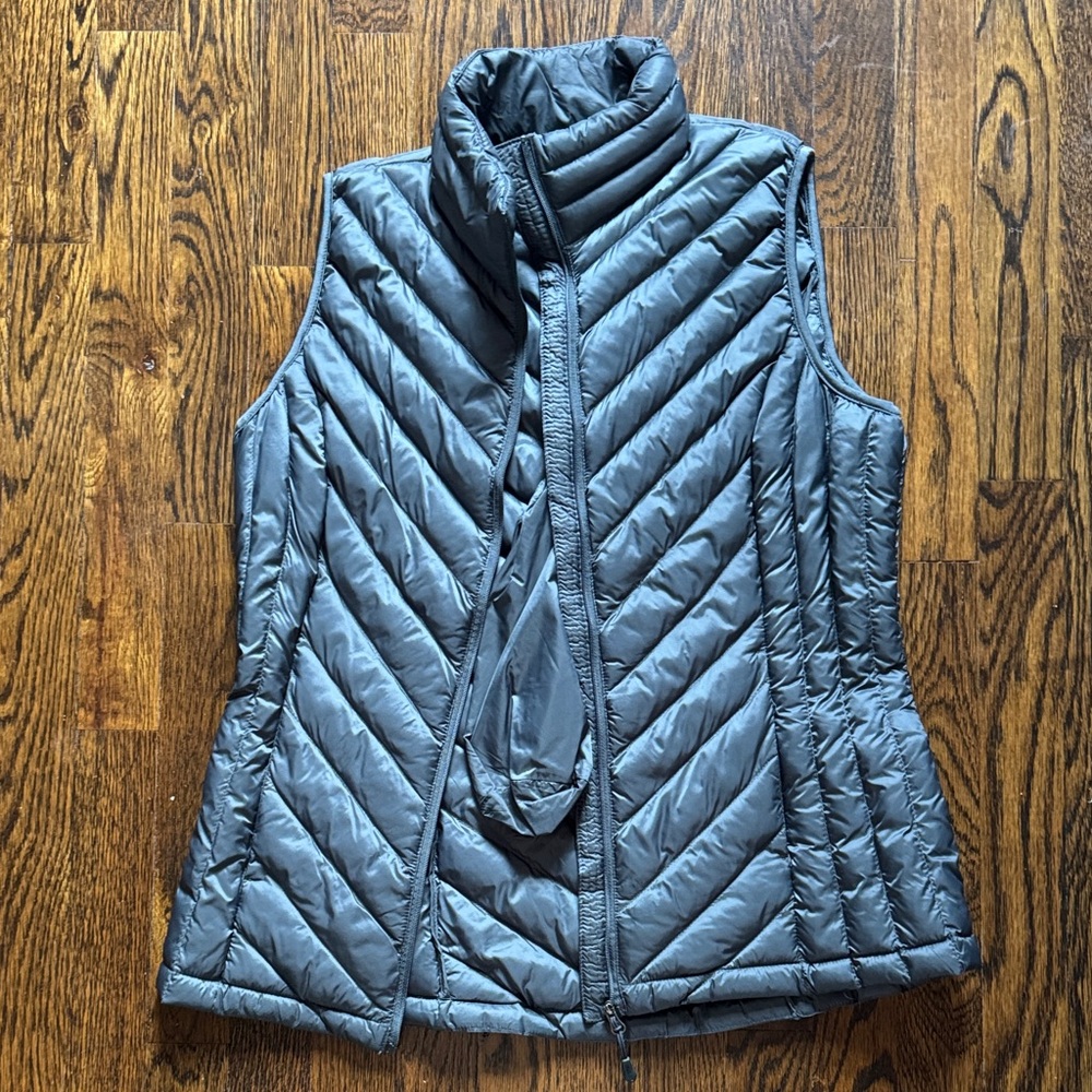 Women's Blue/Gray Quilted Vest